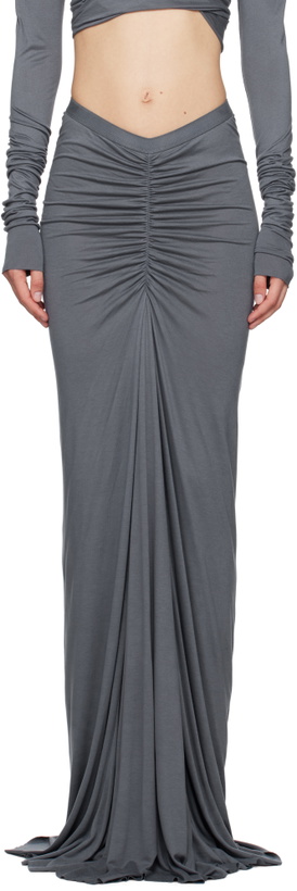 Photo: Rick Owens Lilies Gray Porterville Poppy Maxi Skirt