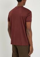 Raith Luxe Mercerised Cotton T-shirt Rust
