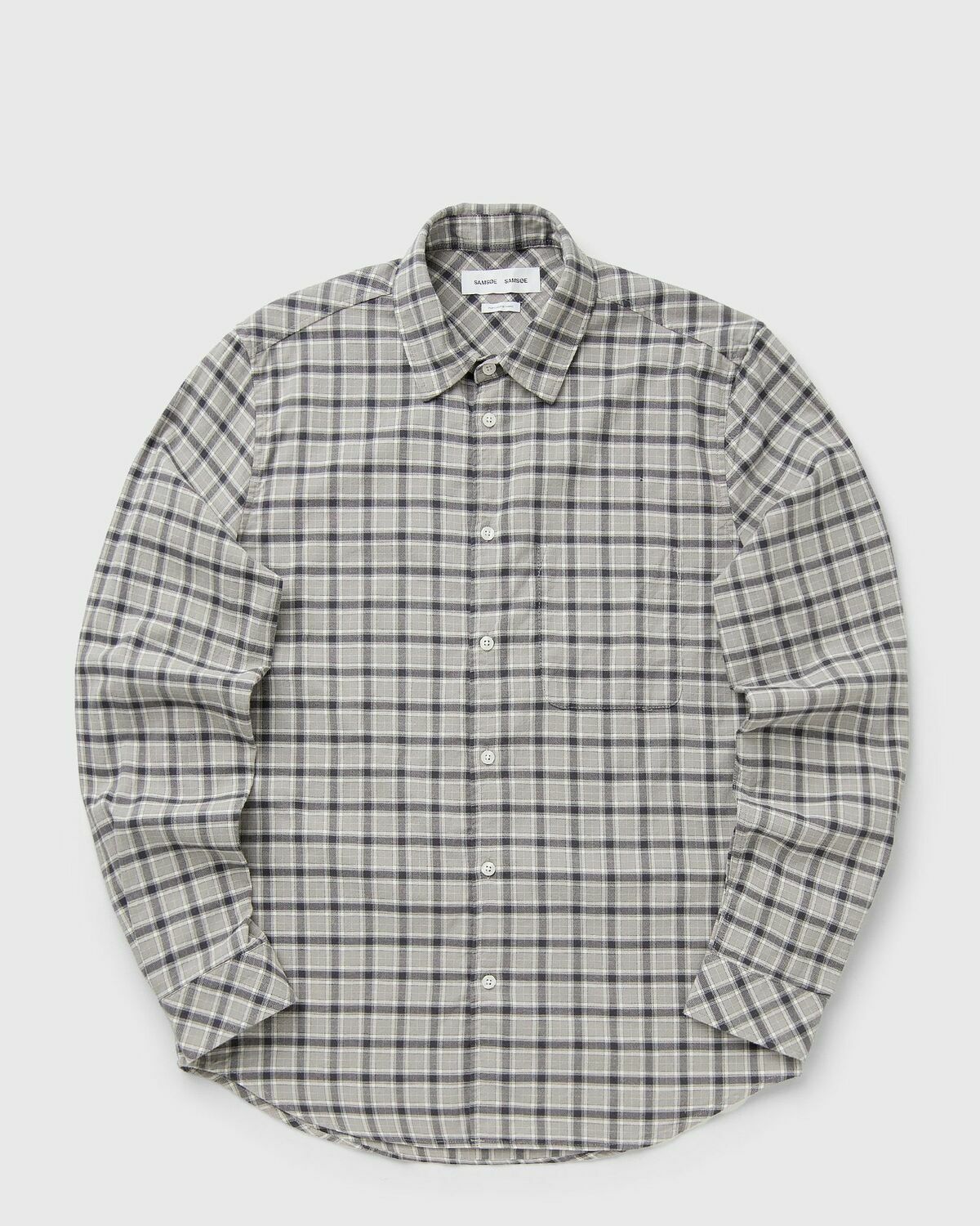 Samsøe & Samsøe SALIAM NJ SHIRT Beige Mens Shortsleefe