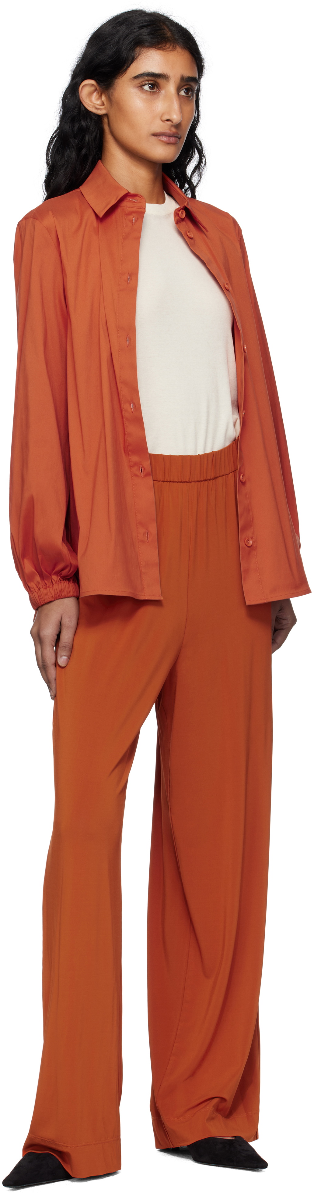 Max Mara Orange Savio Lounge Pants