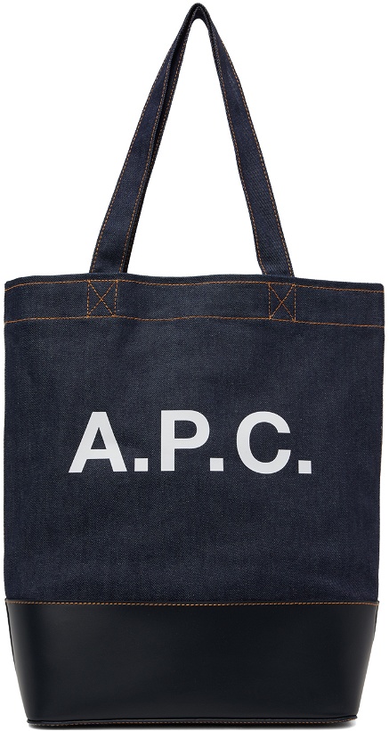 Photo: A.P.C. Navy Axel Tote