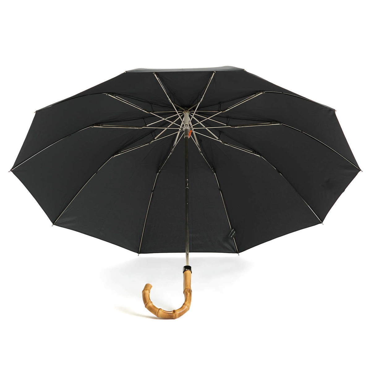 London Undercover Whangee Telescopic Umbrella in Black 