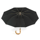 London Undercover Whangee Telescopic Umbrella in Black 