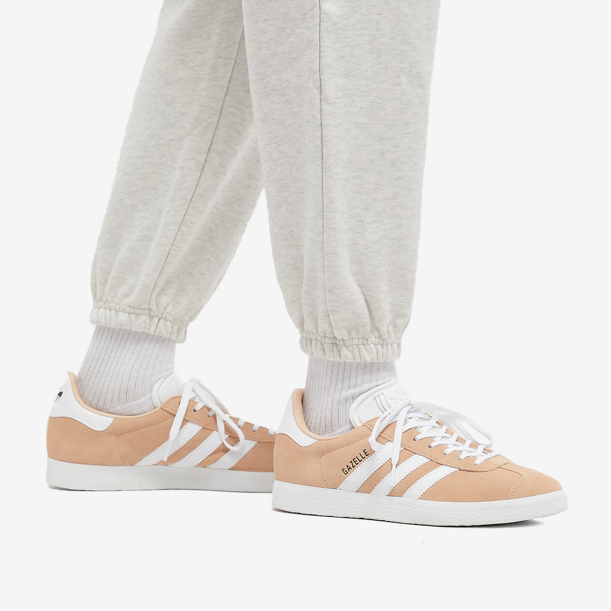 Adidas Women's Gazelle W Sneakers in Halo Blush/White/Core