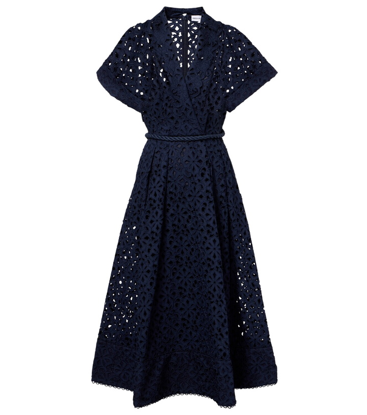 Photo: Rebecca Vallance Antalya broderie anglaise midi dress
