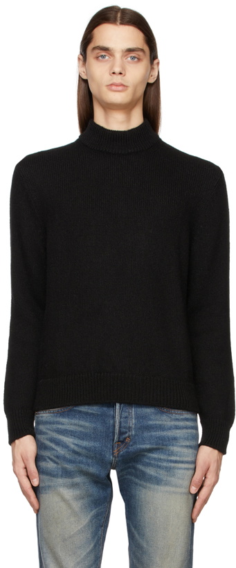 Photo: TOM FORD Black Knit Cashmere Turtleneck