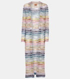 Missoni Zig Zag metallic knit cardigan