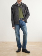 RRL - Waffle-Knit Cotton-Jersey Henley T-Shirt - Green