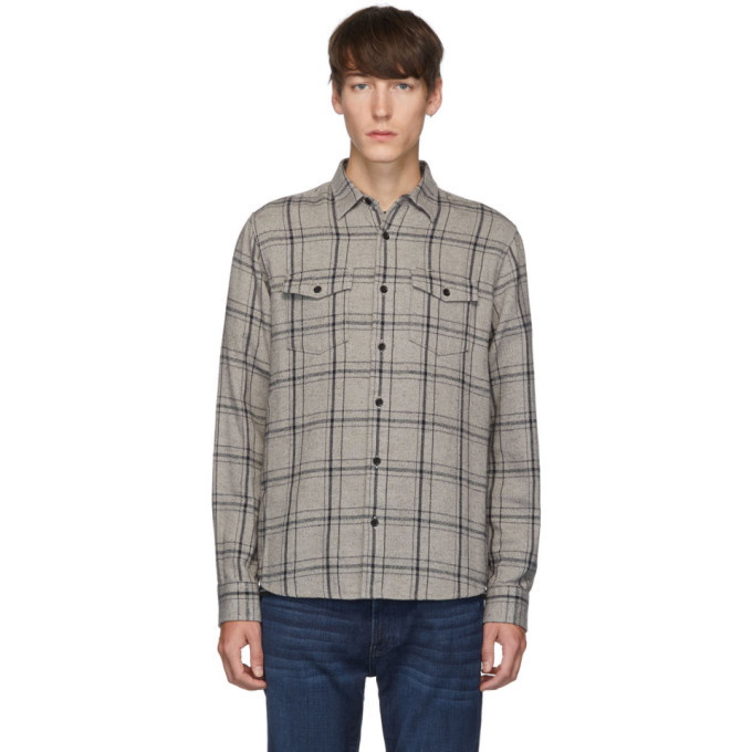 Photo: Frame Grey Double Flap Pocket Shirt