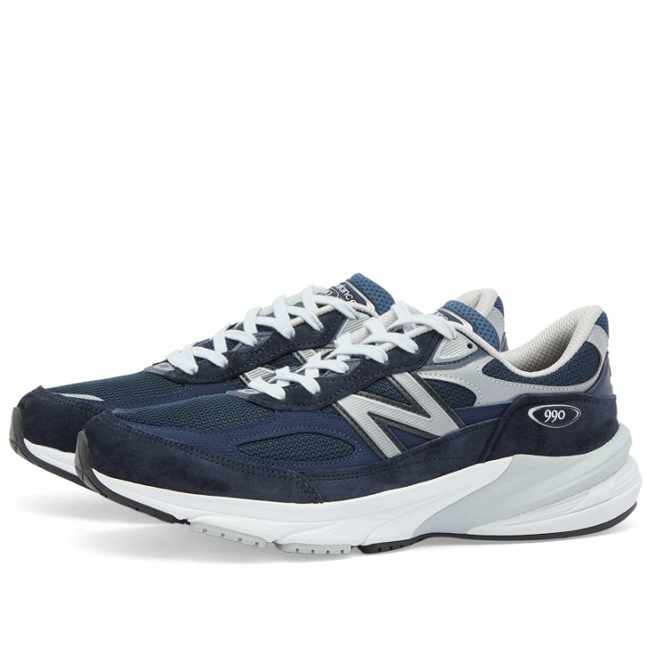 Photo: New Balance Men's M990NV6 - Made in USA Sneakers in Navy