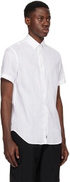 Giorgio Armani White Regular Fit Shirt