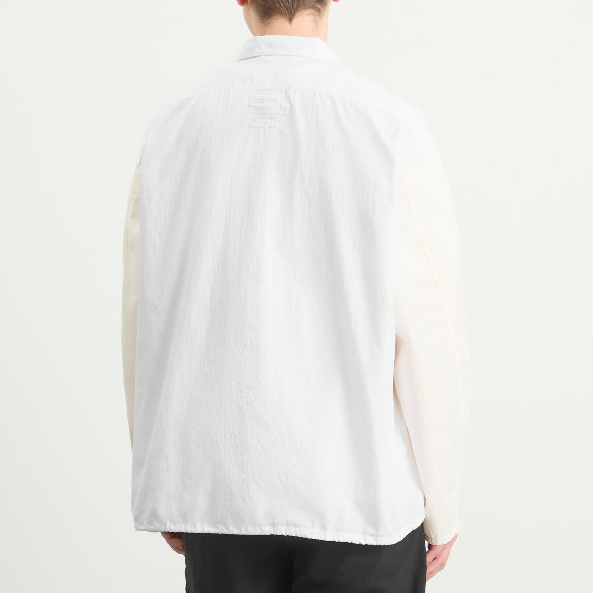 Nanamica Men's Pullover Shirt Jacket in Off White