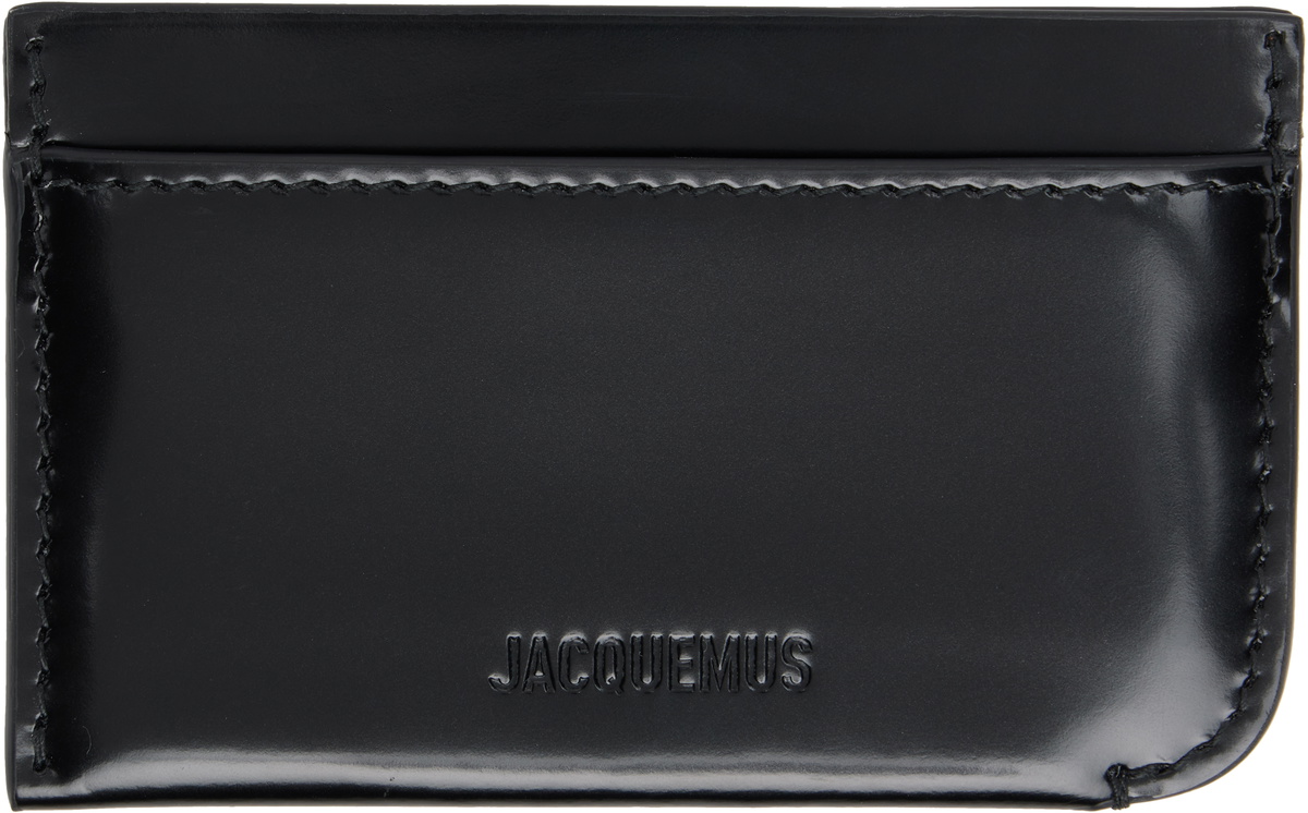 JACQUEMUS Black 'Le Porte Curvo' Card Holder