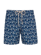 MC2 Saint Barth Man Lightweight Fabric Swim-shorts Lighting Micro Fantasy With Sambuca Molinari Print| Sambuca Molinari Special Edition
