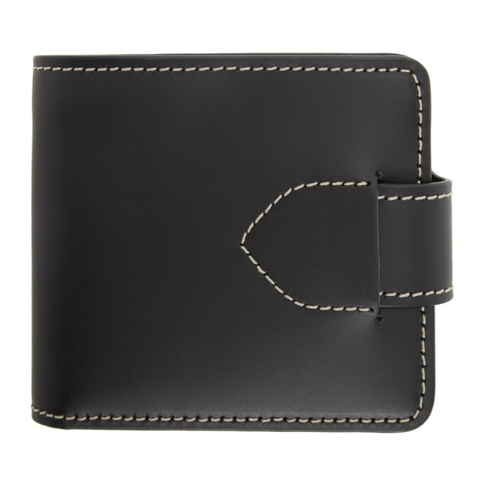 Photo: Maison Margiela Black Topstitch Bifold Wallet