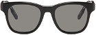 ZEGNA Black Acetate Sunglasses