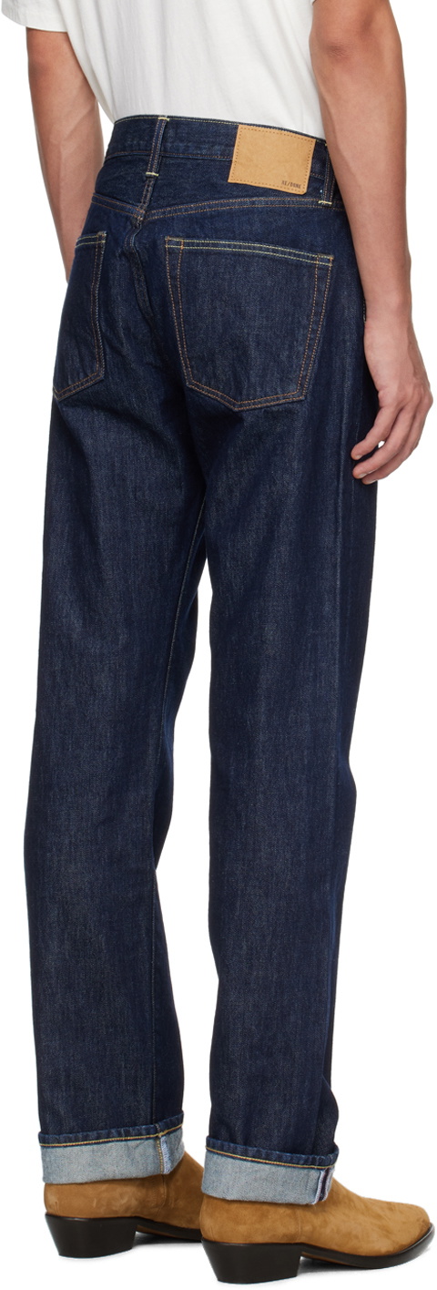 Re/Done Indigo 50s Straight Jeans