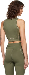 Moncler Grenoble Khaki Polartec Sport Top