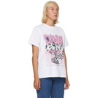 GANNI White UFO Flower T-Shirt