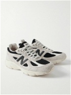 New Balance - Joe Freshgoods 990v4 Suede, Leather and Mesh Sneakers - Neutrals