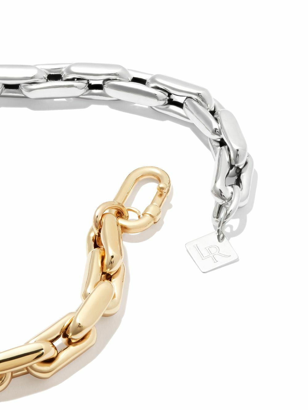 Lauren Rubinski 14K Yellow And White Gold Small Chain Necklace