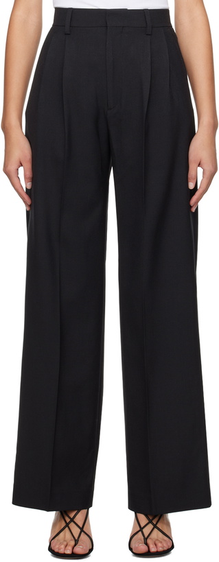 Photo: Filippa K Black Darcey Trousers