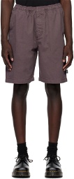 Stüssy Purple Beach Shorts