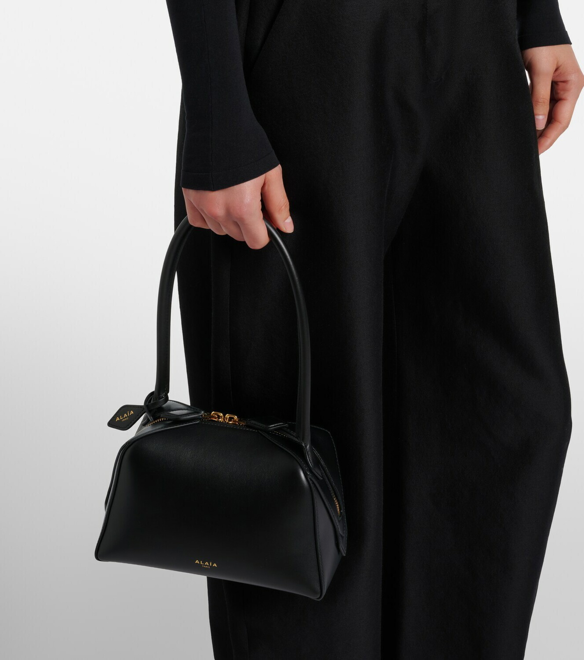 Alaïa Le Bouledogue Small leather tote bag