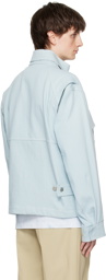 Solid Homme Blue Multi-Pocket Denim Jacket