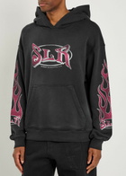 Nahmias Summerland Racing Hooded Cotton Sweatshirt Black