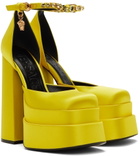 Versace Yellow Medusa Aevitas Platform Heels