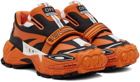 Off-White Orange & Black Glove Sneakers