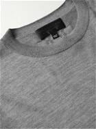 Nili Lotan - Cory Slim-Fit Wool and Silk-Blend Sweater - Gray