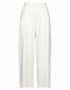Alessia Santi Womens Pants Ivory