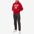 AMI Men's Paris FR Hoody in Red