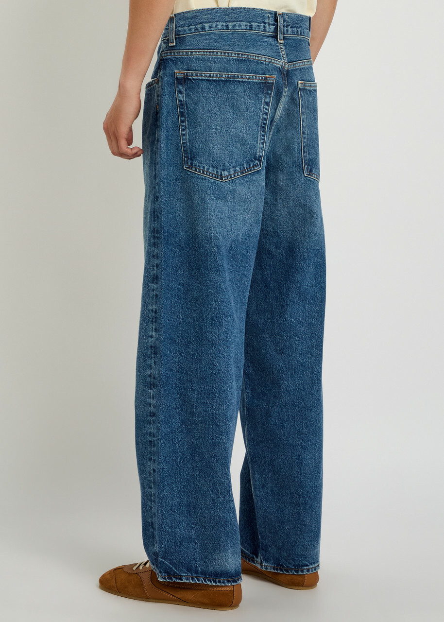 Agolde Deka Relaxed Straight-leg Jeans Blue