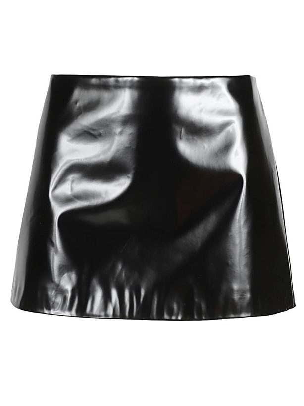 Photo: ACNE STUDIOS - Leather Effect Mini Skirt