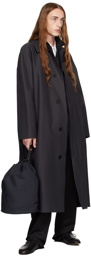 The Row Navy Johnson Coat