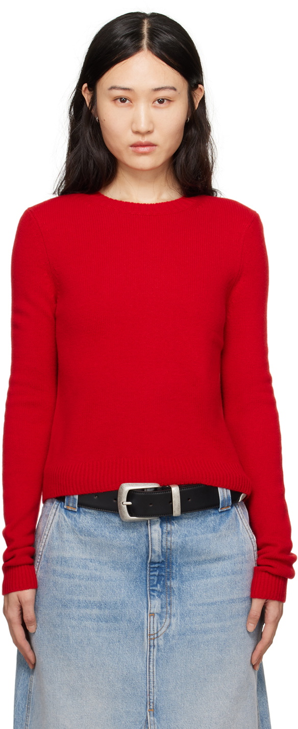 KHAITE Red #39;The Diletta#39; Sweater