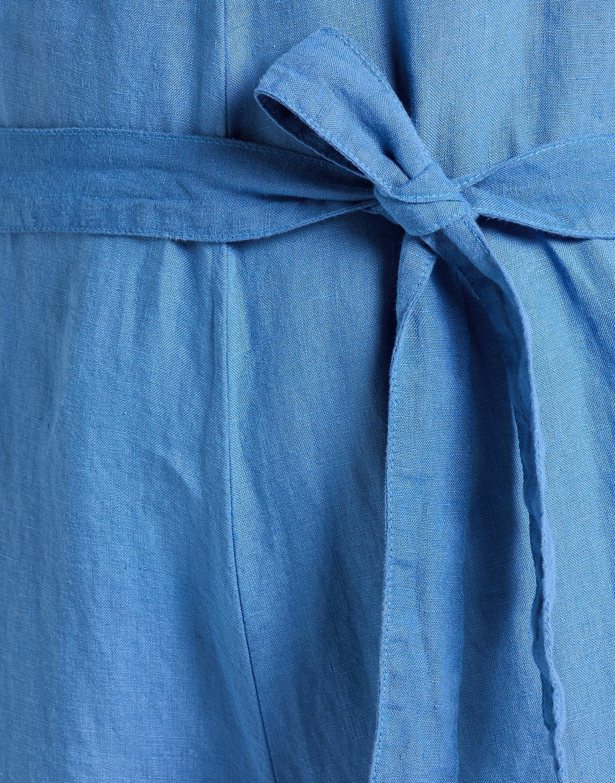 120% Lino Womens Jumpsuit Light in Blue