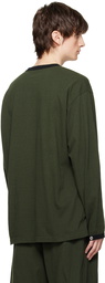 UNDERCOVER Khaki Appliqué Long Sleeve T-Shirt