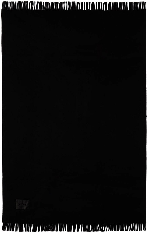 Photo: MAGNIBERG SSENSE Exclusive Black Bold Blanket