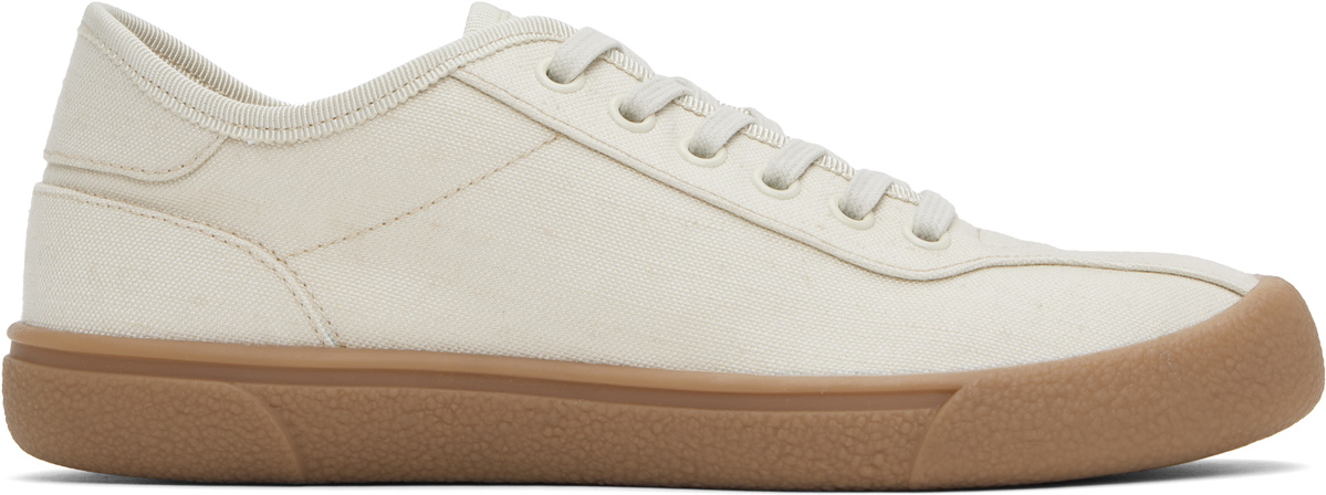 The Row Beige Canvas Sneakers