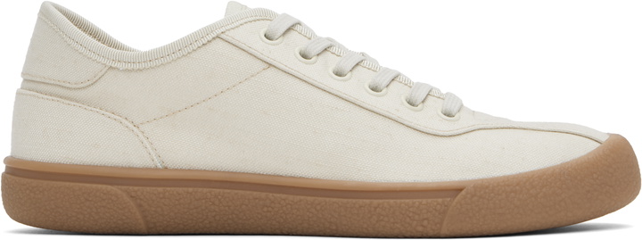 Photo: The Row Beige Canvas Sneakers