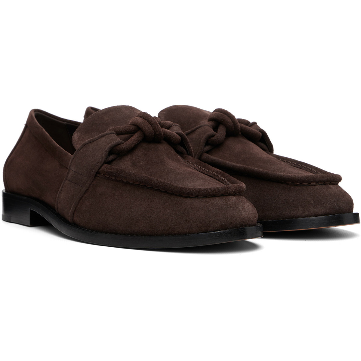 Bottega Veneta Brown Astaire Loafers