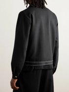 Casablanca - Striped Twill Blouson Jacket - Black