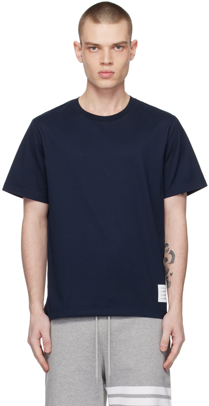 Thom Browne Navy Tennis-Tail T-Shirt Thom Browne