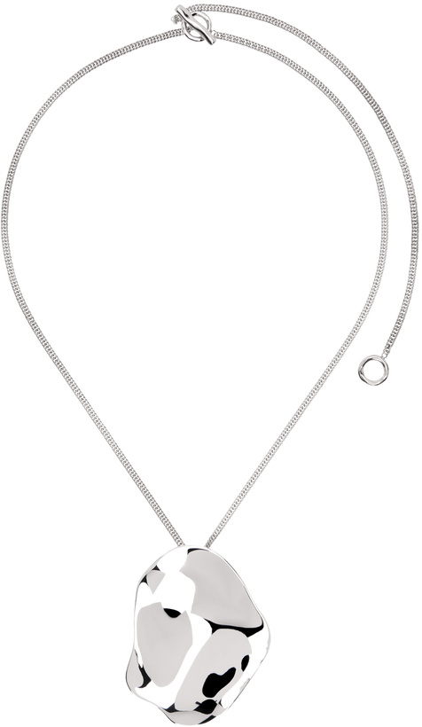 Photo: Jil Sander Silver Large Pendant Necklace