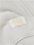 Abc. 123. - Logo-Detailed Cotton-Blend Jersey Sweatshirt - Gray