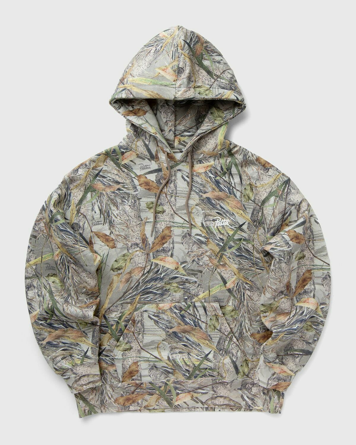 Patta Patta Nature Skull Boxy Hooded Sweater (Sf) Beige Hoodies